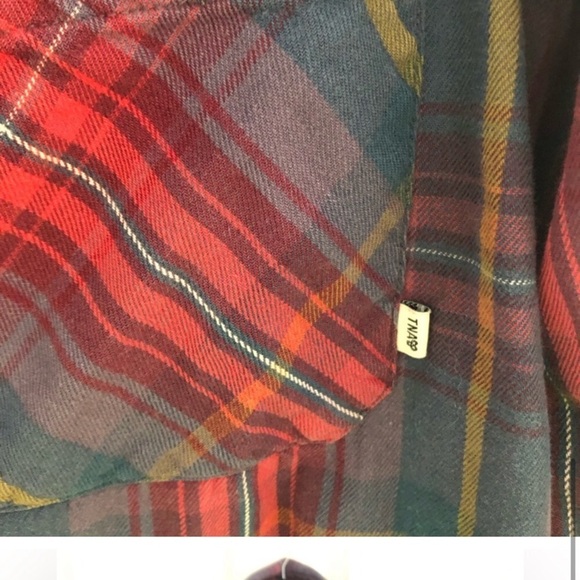 Aritzia TNA Plaid Flannel Boyfriend Fit Size Small - Picture 8 of 9